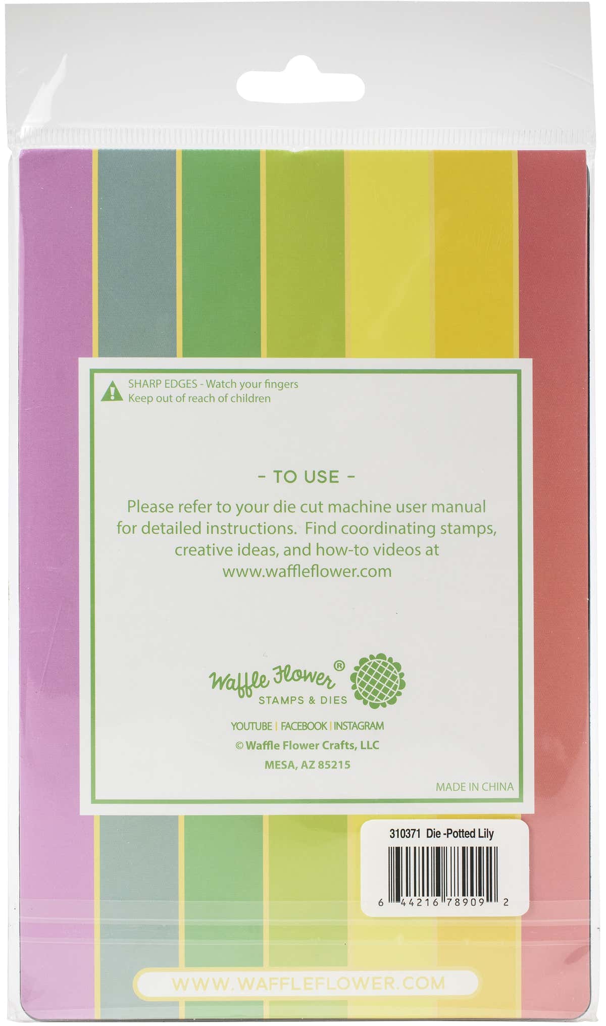 Waffle Flower Crafts Waffle Flower Die - Potted Lily