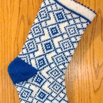 Sapphire Diamonds Stocking