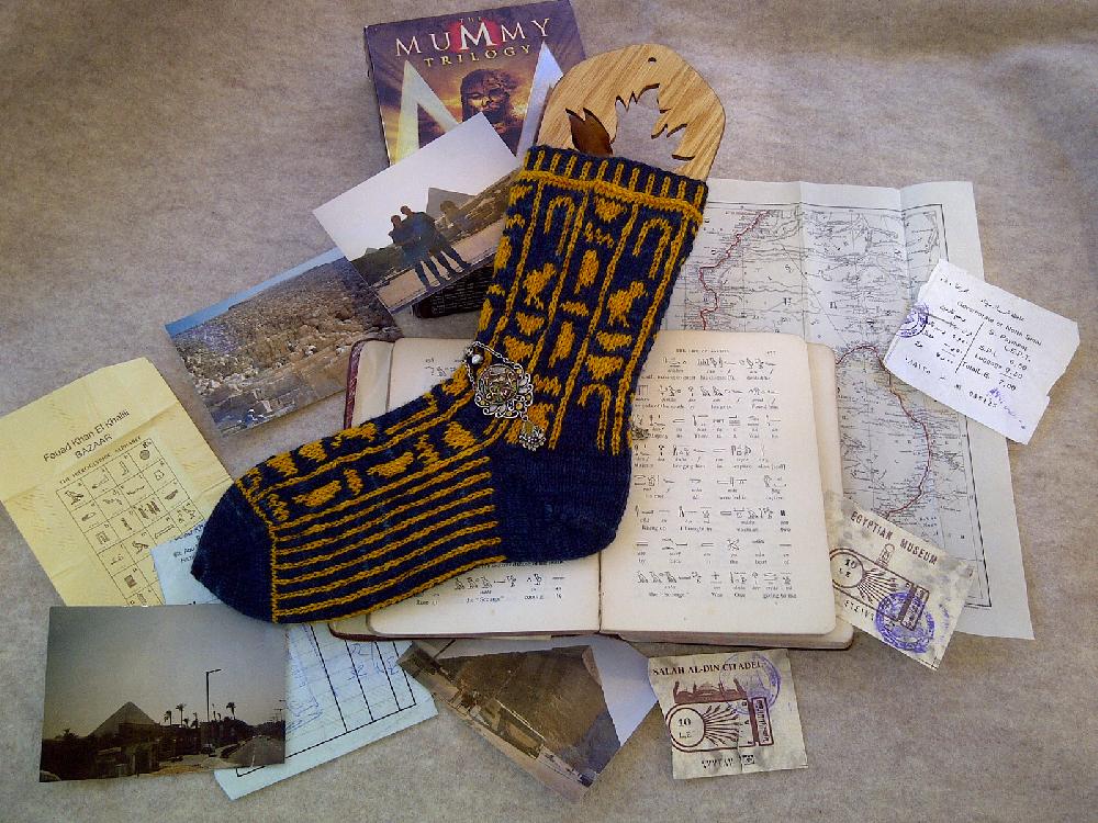 Hieroglyphic Socks