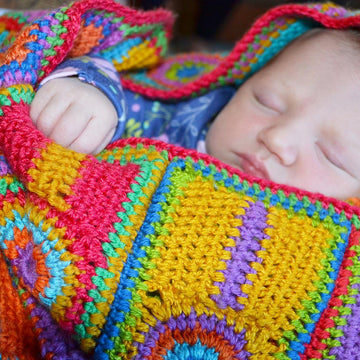 Baby Lollipops Crochet Blanket