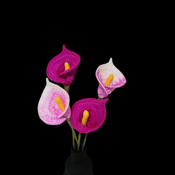 Crochet Calla Lily flowers