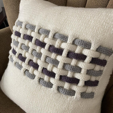 Warp and Weft Woven Pillow