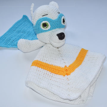 Crochet Paw patrol Apollo lovey