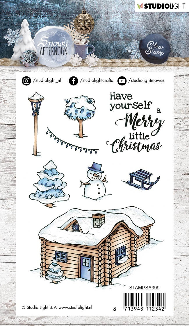 Studio Light Snowy Afternoon Clear Stamps - NR. 399