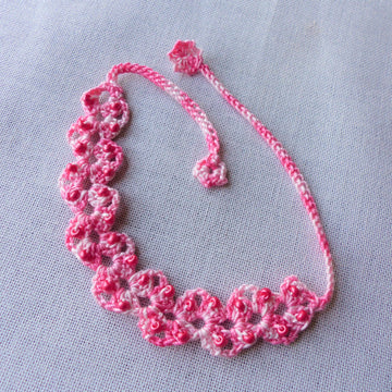 Kid bracelet "Pinky pearls"