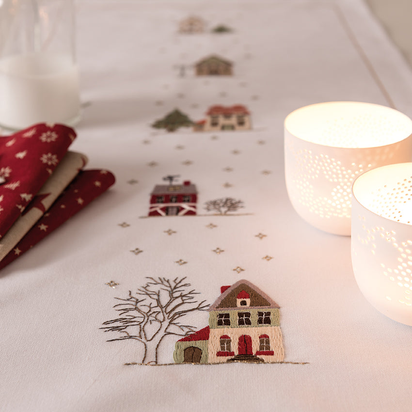 Rico Houses Kit Runner Embroidery Kit - 150cm x 40cm