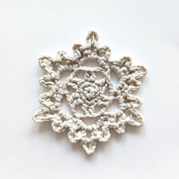 Let It Snow Snowflake Coaster