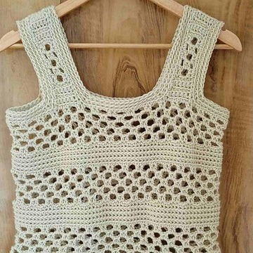 Honeycomb Tank Top Crochet Pattern