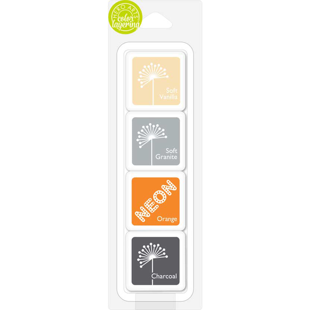 Hero Arts Layering Ink Cubes 4/Pkg - Koi