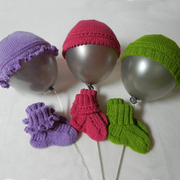 So Sweet Mix and Match Baby Hats and Booties