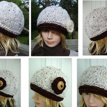 598 UNISEX KNITTED BEANIE "Paulie", newborn baby to adult