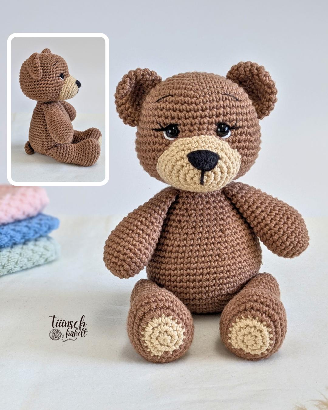 Bailey the Bear Crochet Pattern - Beginner