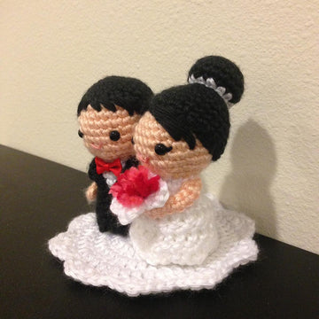 Wedding Dolls (Mini "Chibi" Bride & Groom Couple)