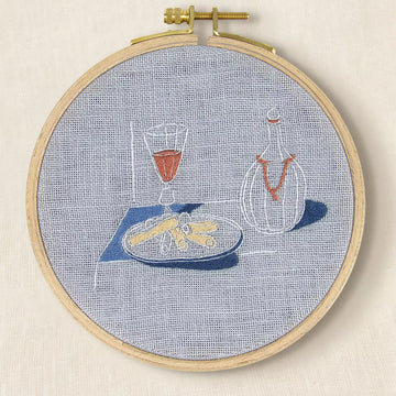 DMC Inspired by the Wafer Dessert, Lubin Baugin, Le Louvre, Intermediate Embroidery Kit