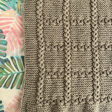 Cable Baby Blanket