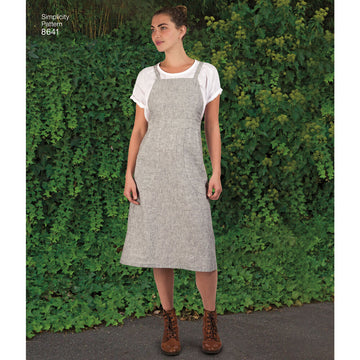 Simplicity 8641 Women's Jumper Dress - Sewing Pattern