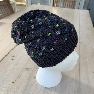 Snow Flowers Hat