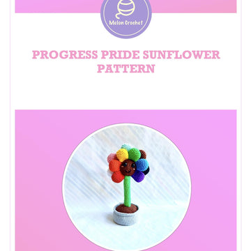 Progress Pride Sunflower Pattern