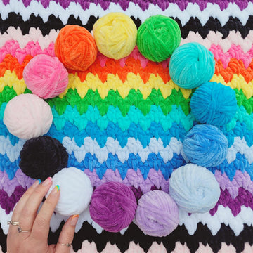 Rainbow Cuddle Blanket