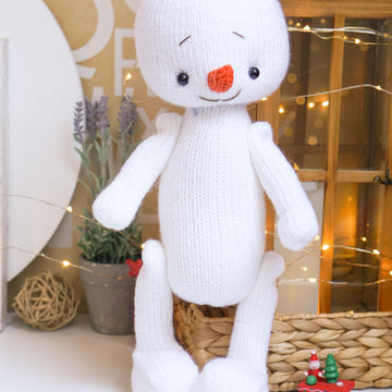 Knitting Snowman Toy Pattern