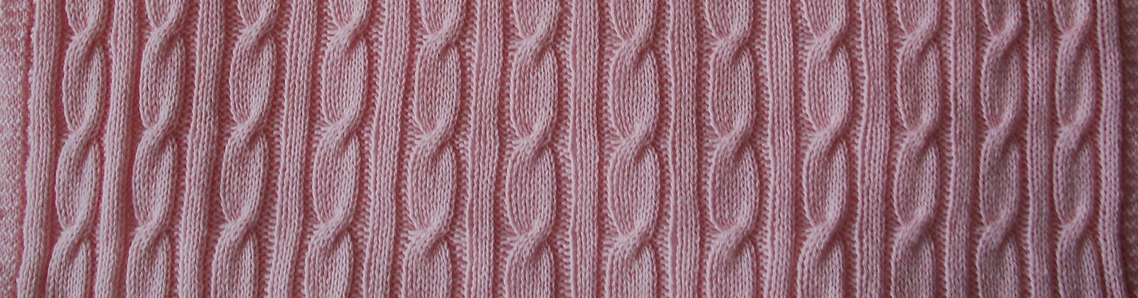 DK Cable Baby Blanket