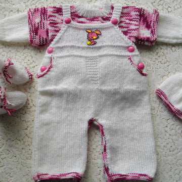 18. Unisex Baby Dungarees Set 0-3 Months