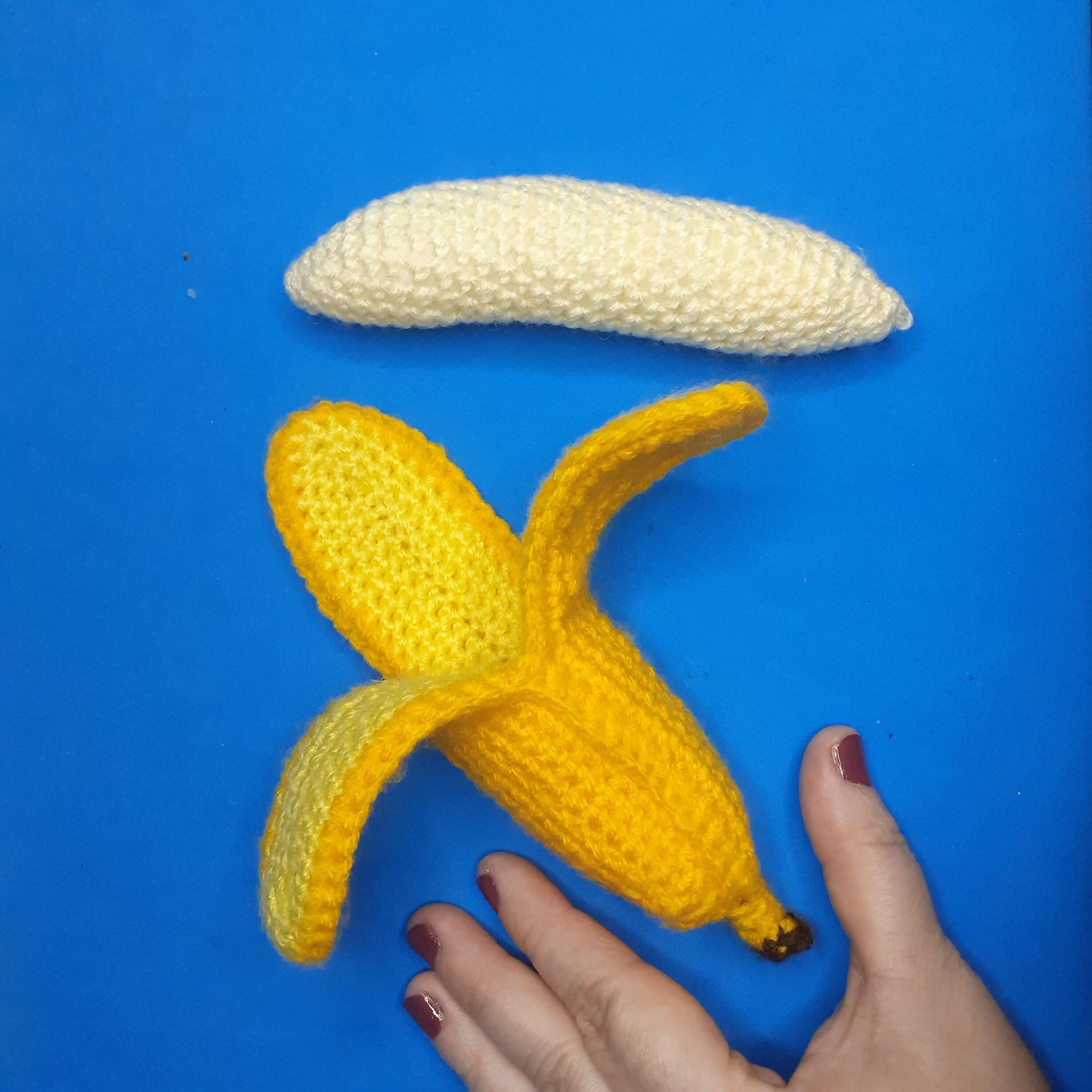 Crochet Banana Amigurumi Pattern: Food Toy (PDF Pattern)