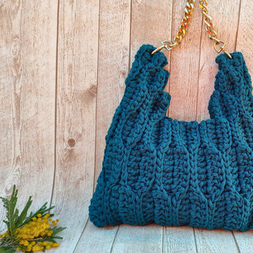 One-Piece Almond-Inspired Crossbody Hobo Bag