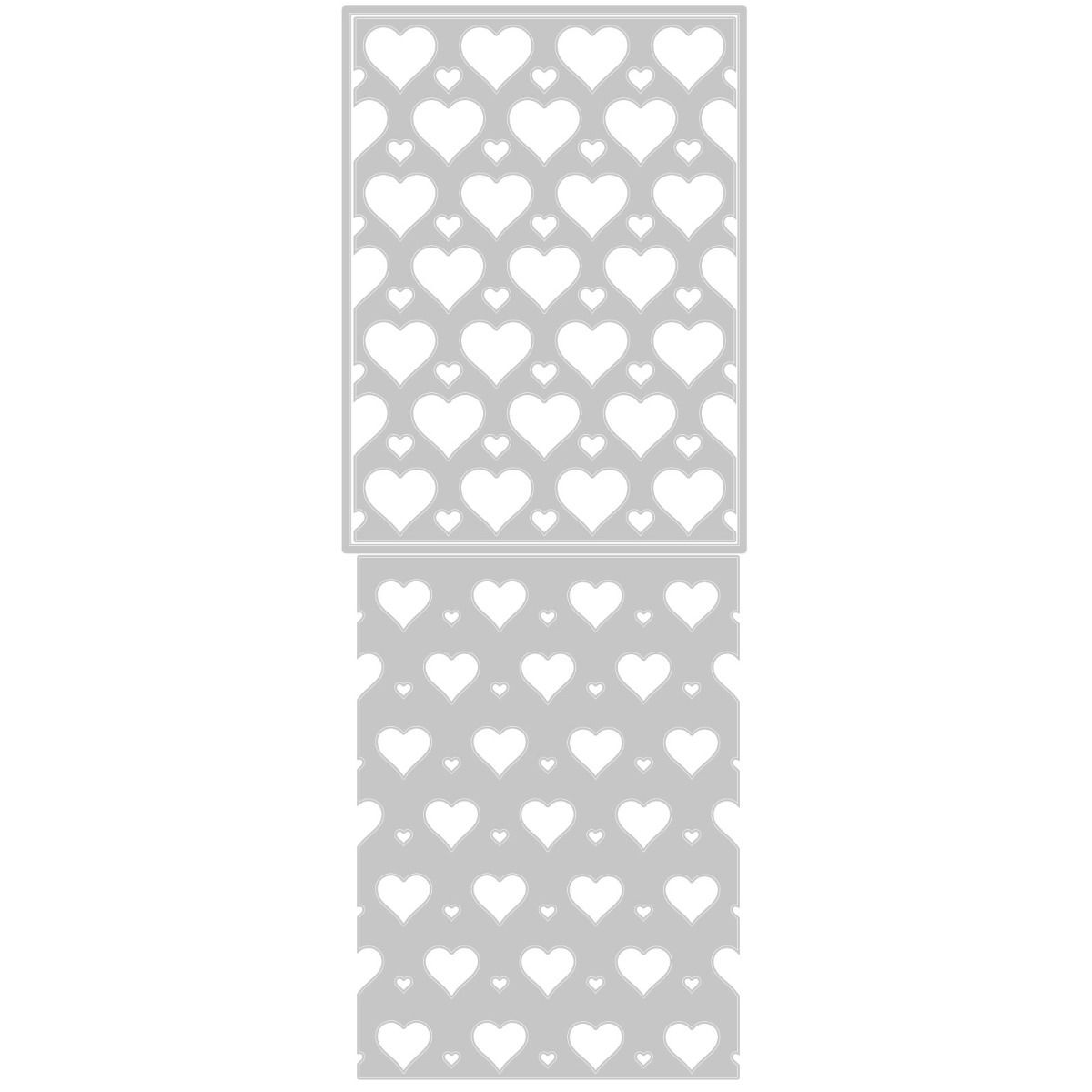 Sizzix Thinlits Die Set 3PK - Layered Hearts