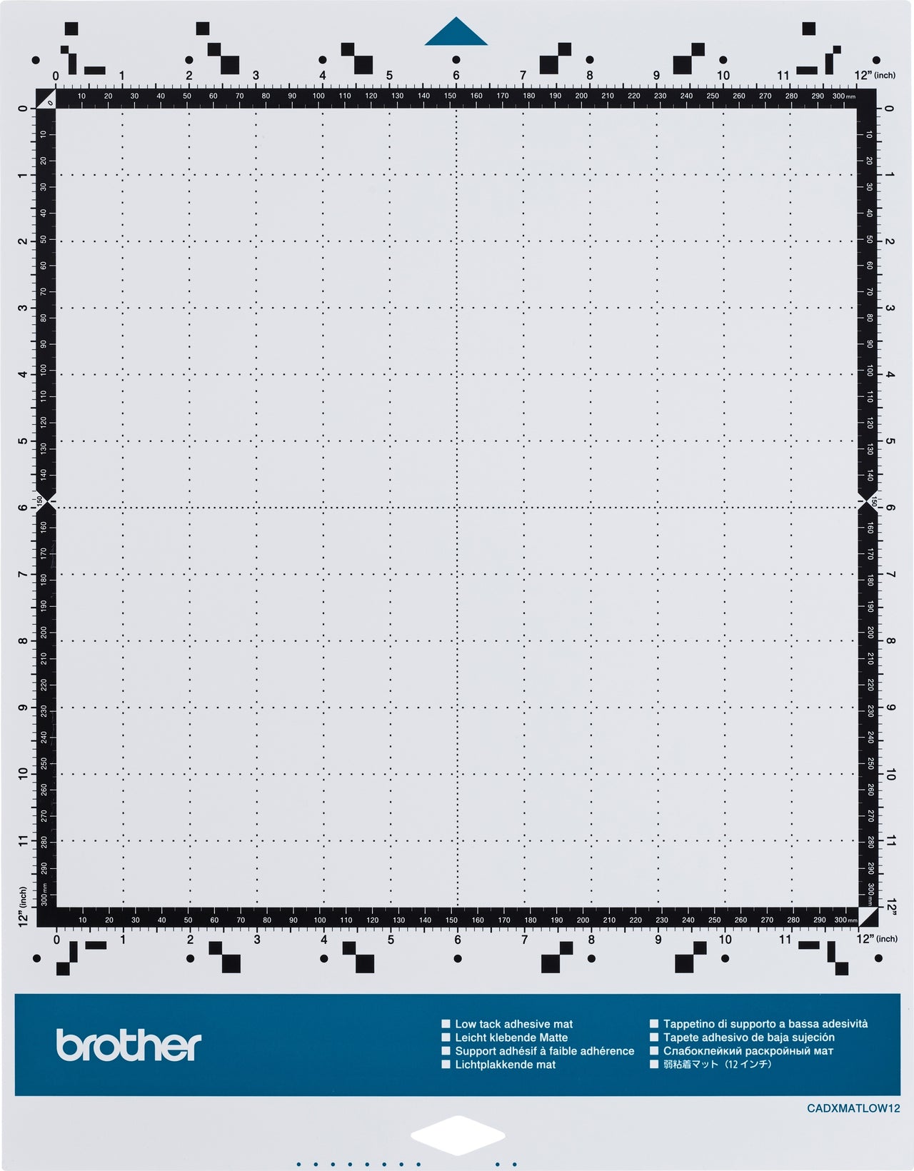 Brother International Brother ScanNCut SDX125 Low Tack Adhesive Mat 12"X12" - 562223