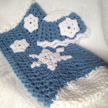 Snowflake Baby Hat