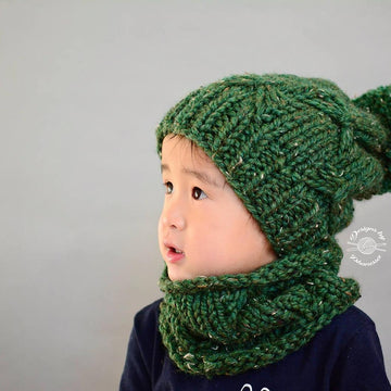 Butterfly Slouch Beanie & Cowl