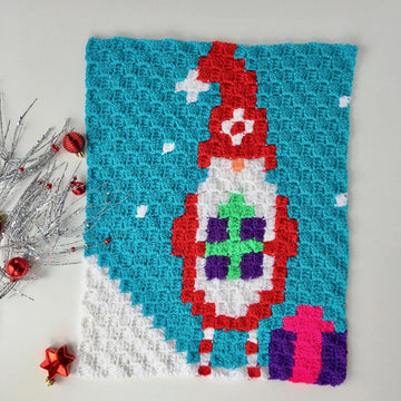 Gnome for Christmas C2C Blanket CAL