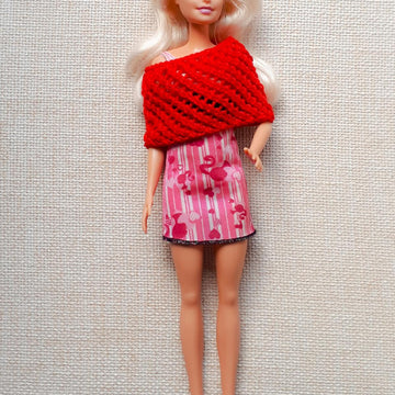 1:6th scale Pretty Ponchos for Doll