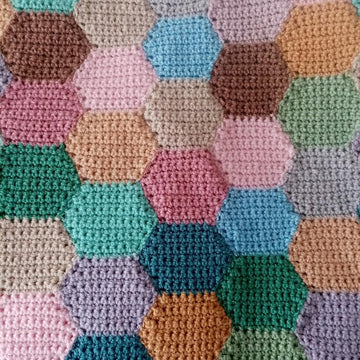 Patchwork Hexagon Blanket