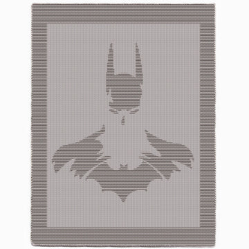 Batman Knitting Pattern Blanket