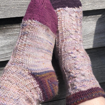 Twisted Lace Socks