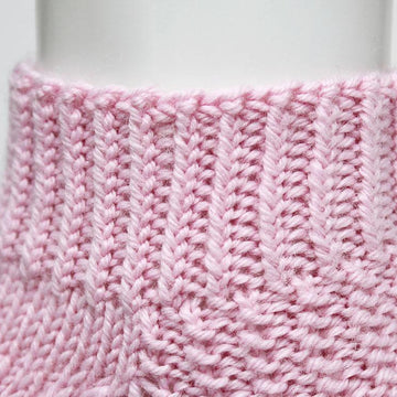 Pink Bubblegum Socks - Toe Up (DK)