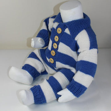 Baby Big Stripe Collar Onesie