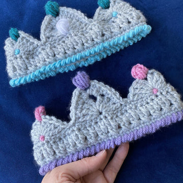 Royal Crochet Tiara