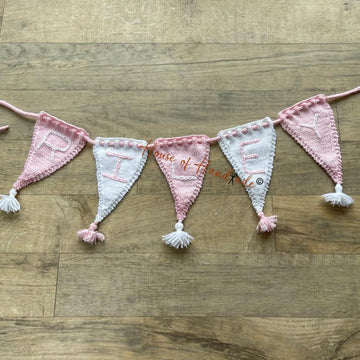 Personalised Interchangeable Bunting Knitting Pattern