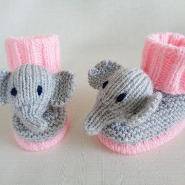 Elephant Baby Booties