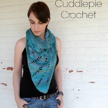 Shredded Waves Infinity Scarf