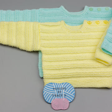 Robyn Baby jumper knitting pattern