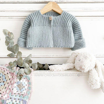 8 sizes - ITSY-BITSY Crochet Cardigan