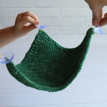 Small pets double hammock, gecko hide