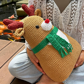 Christmas Pillow Reindeer