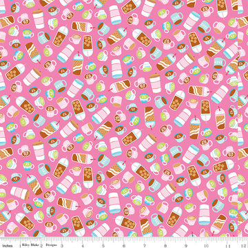 Riley Blake Rainbow Fruit - Pink - RBC10894HOTPINK