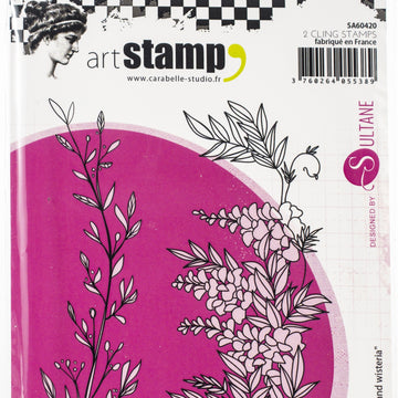 Carabelle Studio Cling Stamp A6 By Sultane - Mimosa & Wisteria