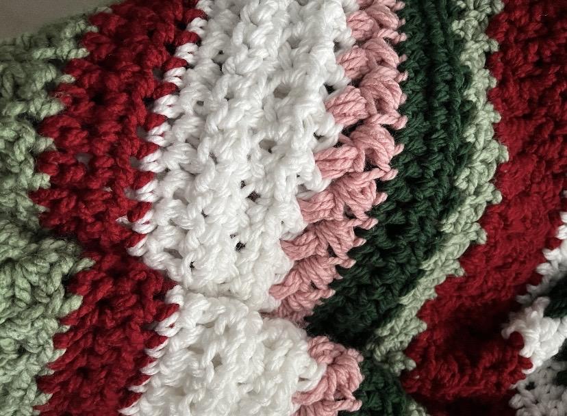 Christmas Chaos Chunky Crochet Blanket